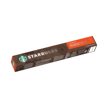 Starbucks Breakfast Blend 7, Nespresso-kompatibel, 10 Aluminium-Kaffeekapseln, 56 Gramm